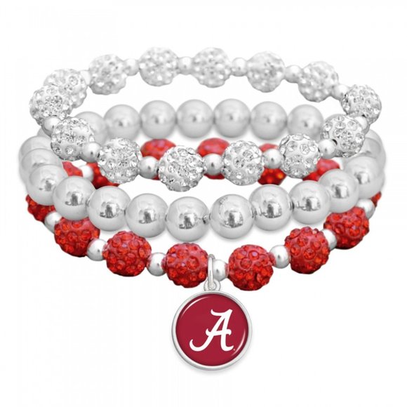 NCAA Jewelry - NWT *BOUTIQUE*   GORGEOUS ALABAMA STRETCH BRACELET